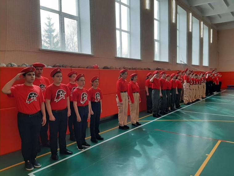 Торжественная церемония вступления в ряды Всероссийского детско-юношеского военно-патриотического общественного движения «ЮНАРМИЯ».