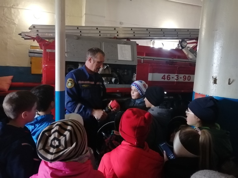 Всероссийская акция «Неделя без турникетов» - экскурсия в Пожарную часть-107.